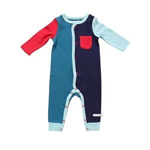 Rockin Baby Cotton One Piece Colorblock Romper. 6-9 Months.